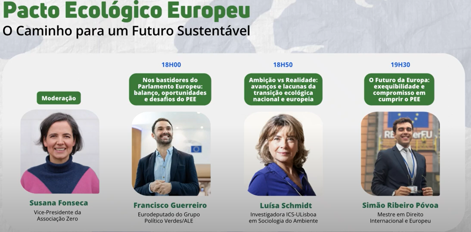 Youtube - Webinar Pacto Ecológico Europeu | Último Recurso x Zero